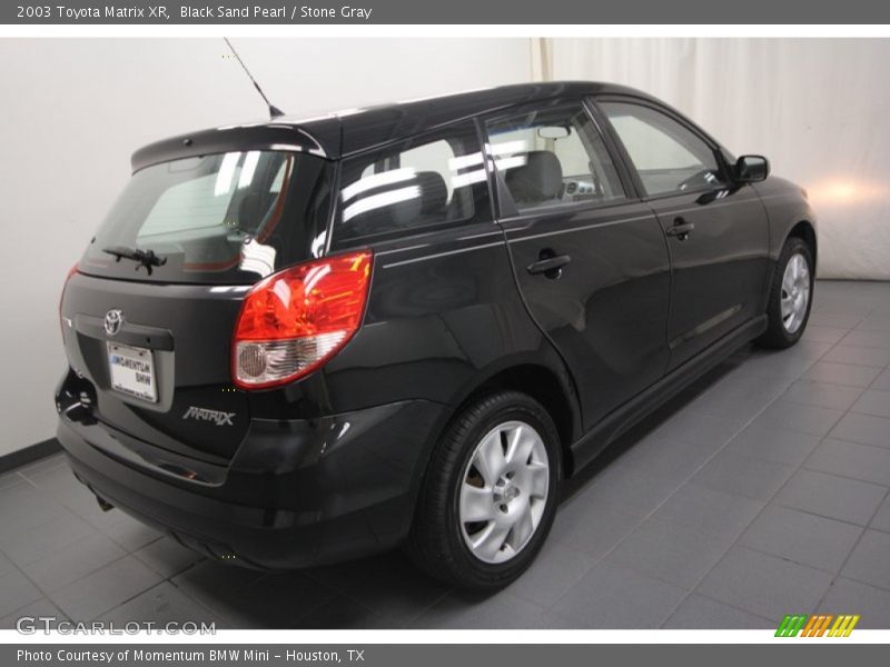 Black Sand Pearl / Stone Gray 2003 Toyota Matrix XR