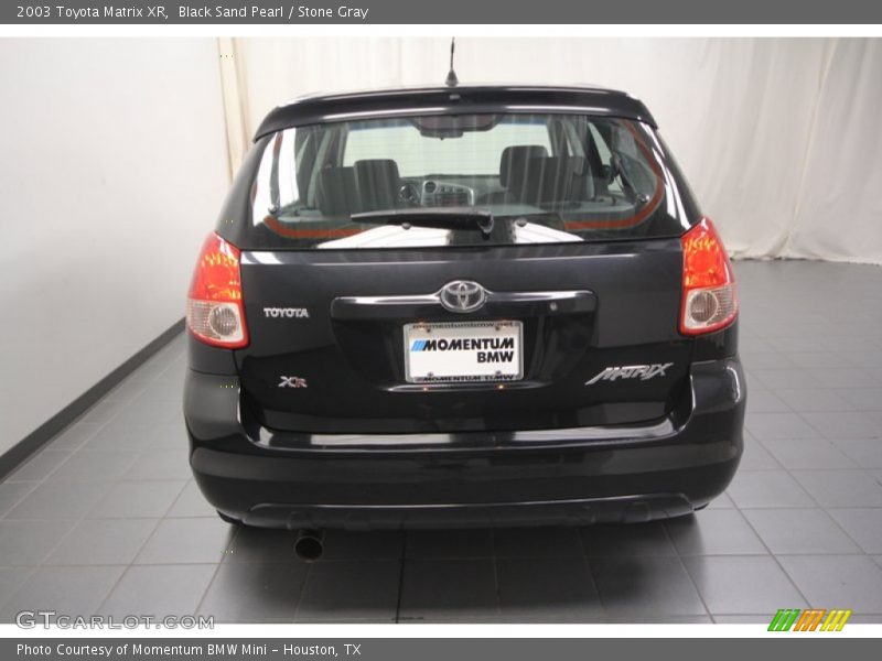 Black Sand Pearl / Stone Gray 2003 Toyota Matrix XR