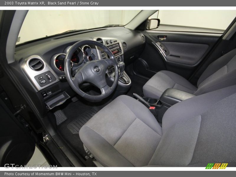 Black Sand Pearl / Stone Gray 2003 Toyota Matrix XR