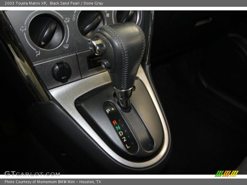 Black Sand Pearl / Stone Gray 2003 Toyota Matrix XR