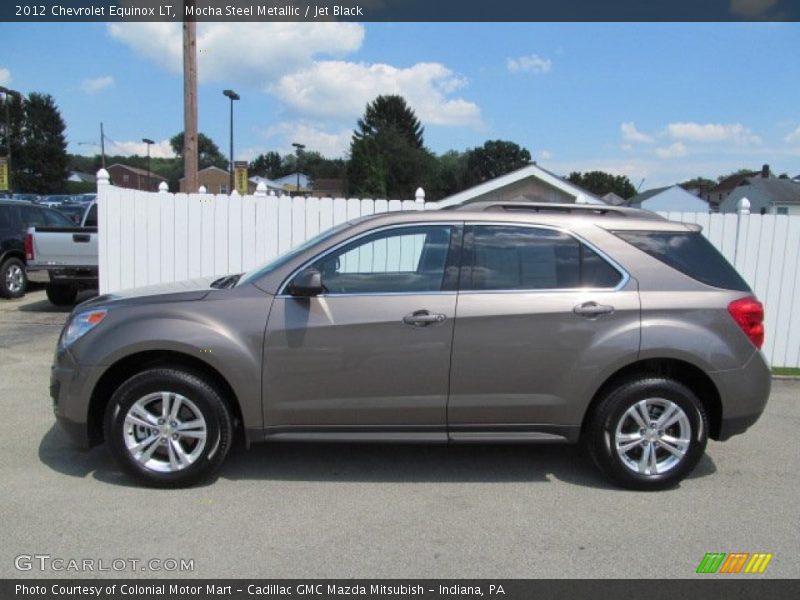 Mocha Steel Metallic / Jet Black 2012 Chevrolet Equinox LT