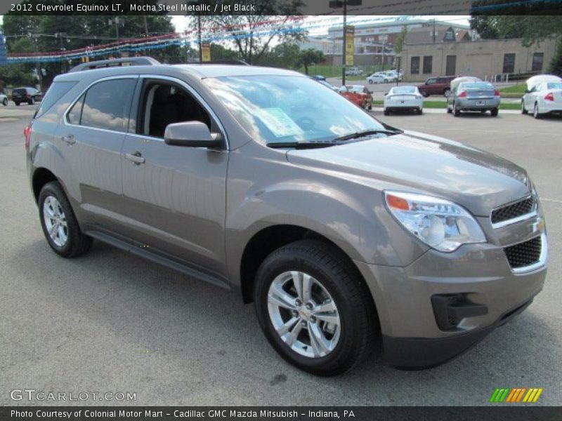 Mocha Steel Metallic / Jet Black 2012 Chevrolet Equinox LT