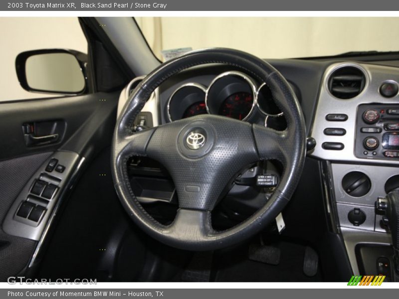 Black Sand Pearl / Stone Gray 2003 Toyota Matrix XR