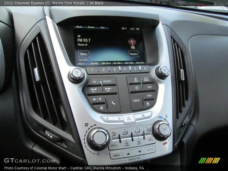 Mocha Steel Metallic / Jet Black 2012 Chevrolet Equinox LT