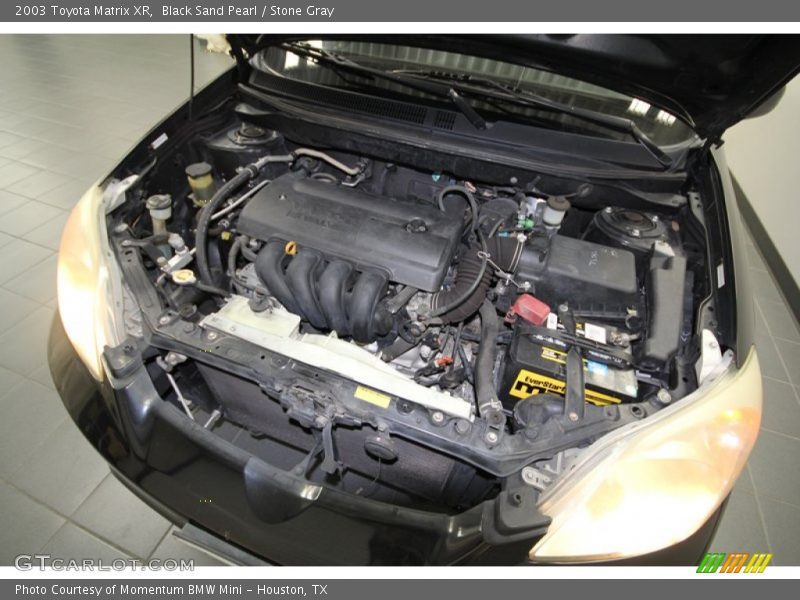 Black Sand Pearl / Stone Gray 2003 Toyota Matrix XR