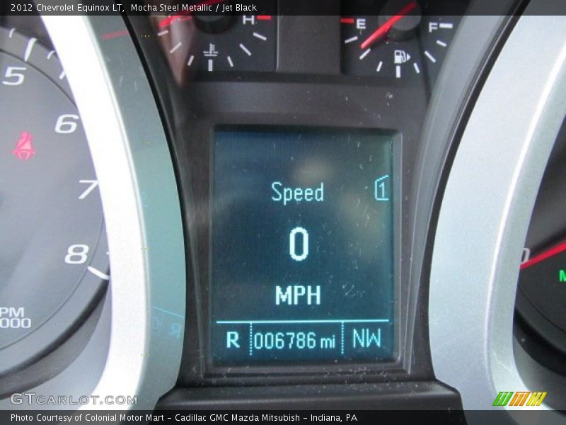 Mocha Steel Metallic / Jet Black 2012 Chevrolet Equinox LT