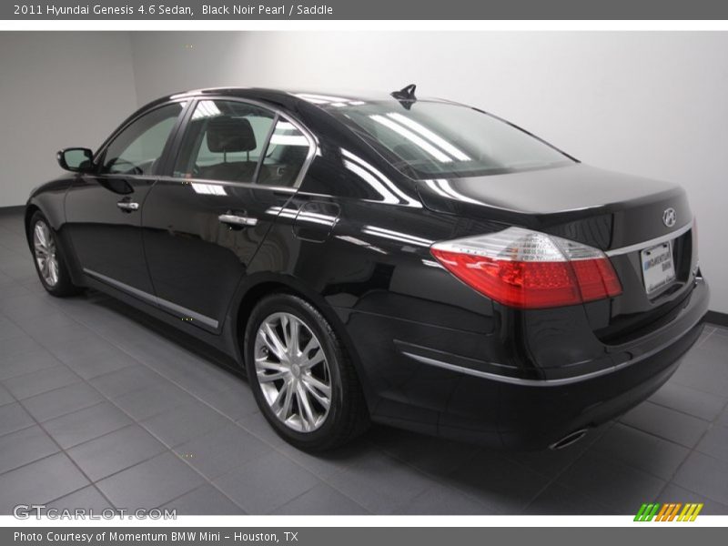 Black Noir Pearl / Saddle 2011 Hyundai Genesis 4.6 Sedan