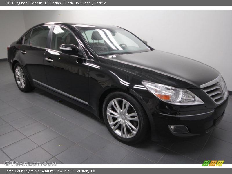 Black Noir Pearl / Saddle 2011 Hyundai Genesis 4.6 Sedan