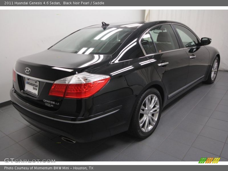 Black Noir Pearl / Saddle 2011 Hyundai Genesis 4.6 Sedan