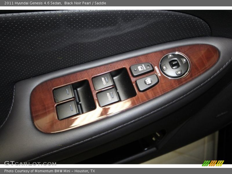 Black Noir Pearl / Saddle 2011 Hyundai Genesis 4.6 Sedan