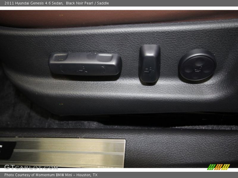Black Noir Pearl / Saddle 2011 Hyundai Genesis 4.6 Sedan