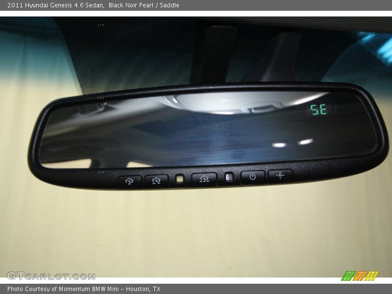 Black Noir Pearl / Saddle 2011 Hyundai Genesis 4.6 Sedan
