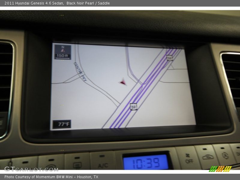Black Noir Pearl / Saddle 2011 Hyundai Genesis 4.6 Sedan