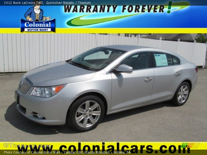 Quicksilver Metallic / Titanium 2012 Buick LaCrosse FWD