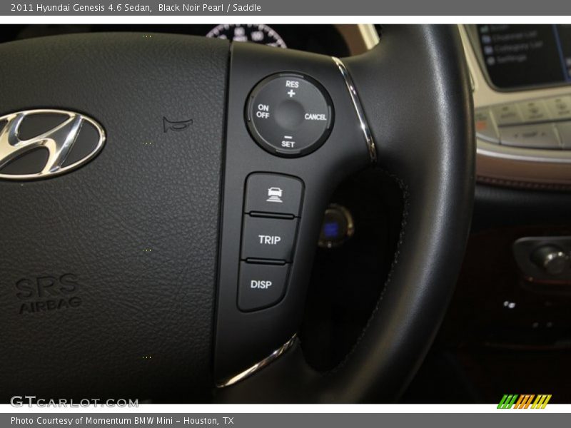 Black Noir Pearl / Saddle 2011 Hyundai Genesis 4.6 Sedan