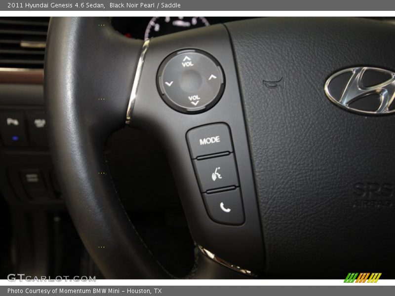 Black Noir Pearl / Saddle 2011 Hyundai Genesis 4.6 Sedan