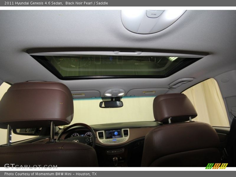 Black Noir Pearl / Saddle 2011 Hyundai Genesis 4.6 Sedan