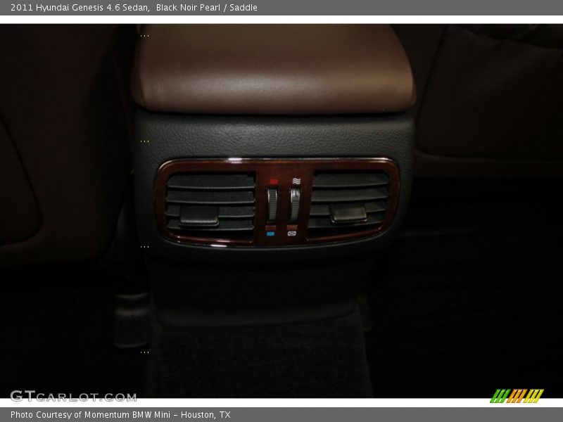 Black Noir Pearl / Saddle 2011 Hyundai Genesis 4.6 Sedan