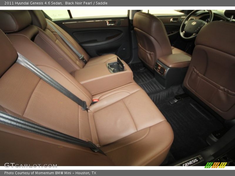 Black Noir Pearl / Saddle 2011 Hyundai Genesis 4.6 Sedan