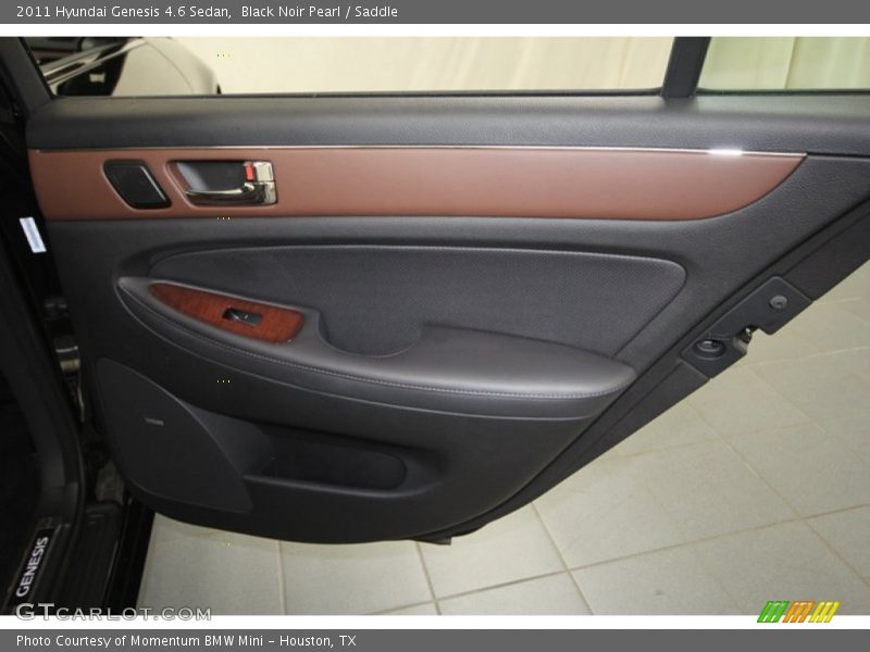 Black Noir Pearl / Saddle 2011 Hyundai Genesis 4.6 Sedan