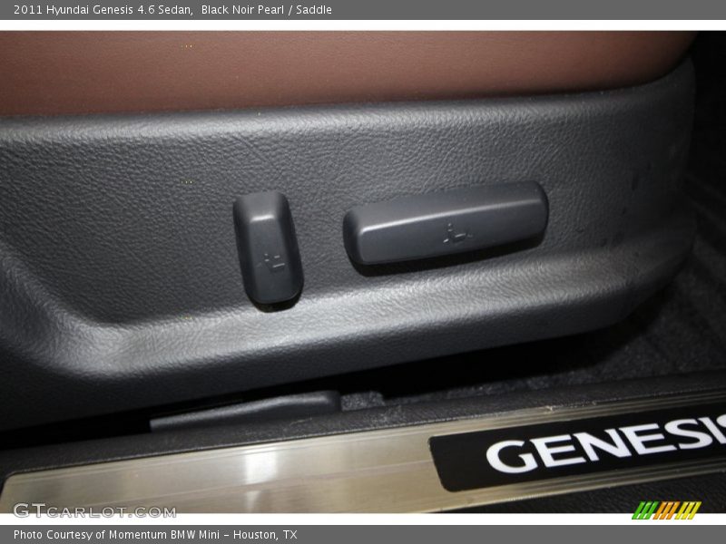 Black Noir Pearl / Saddle 2011 Hyundai Genesis 4.6 Sedan