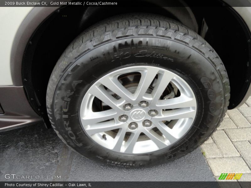 Gold Mist Metallic / Cocoa/Cashmere 2009 Buick Enclave CX