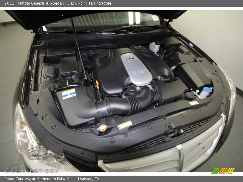 Black Noir Pearl / Saddle 2011 Hyundai Genesis 4.6 Sedan