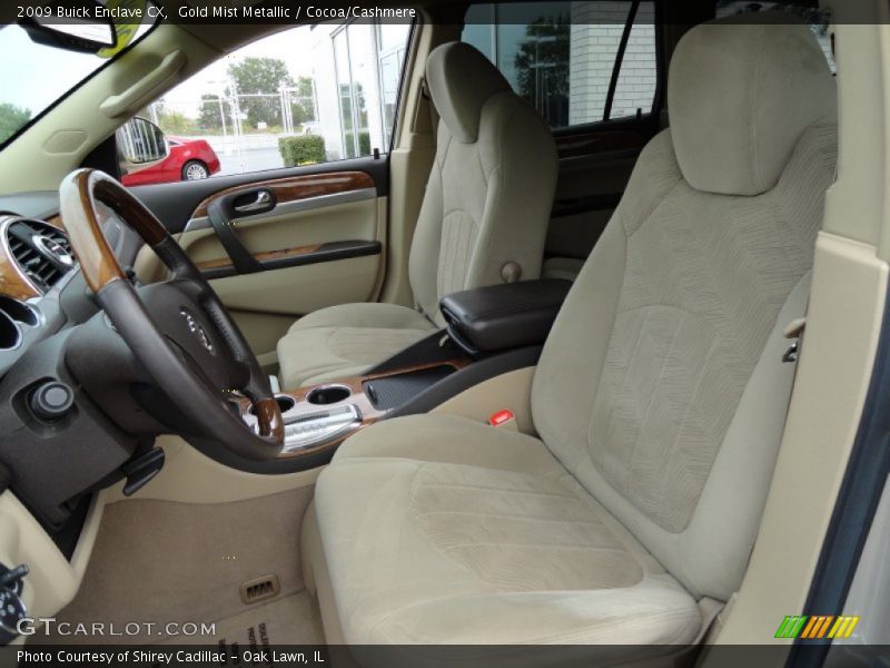 Gold Mist Metallic / Cocoa/Cashmere 2009 Buick Enclave CX