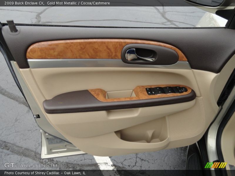Gold Mist Metallic / Cocoa/Cashmere 2009 Buick Enclave CX