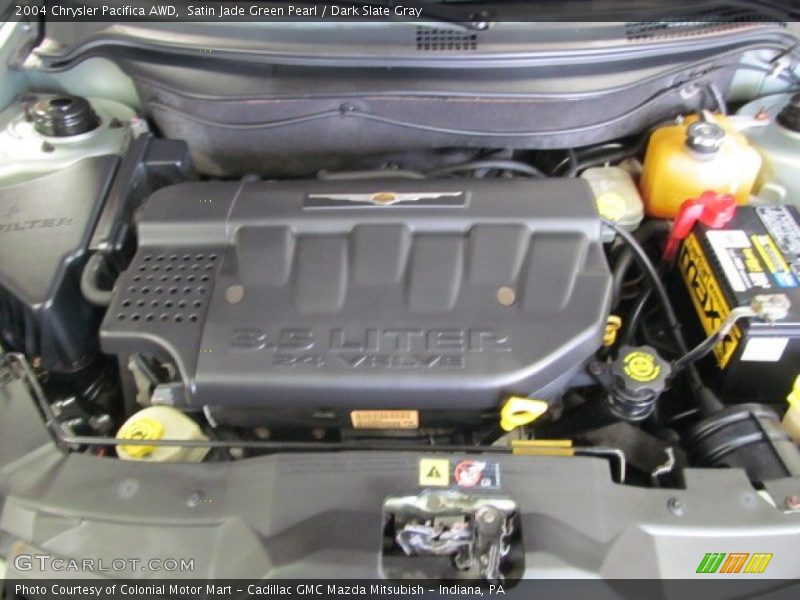 Satin Jade Green Pearl / Dark Slate Gray 2004 Chrysler Pacifica AWD