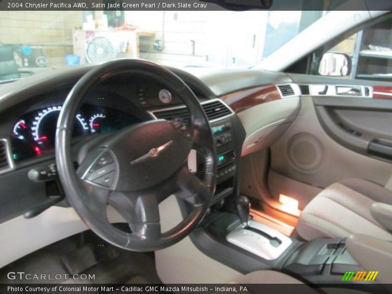 Satin Jade Green Pearl / Dark Slate Gray 2004 Chrysler Pacifica AWD