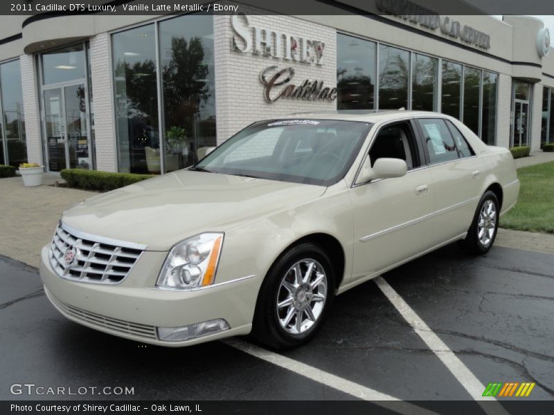 Vanille Latte Metallic / Ebony 2011 Cadillac DTS Luxury
