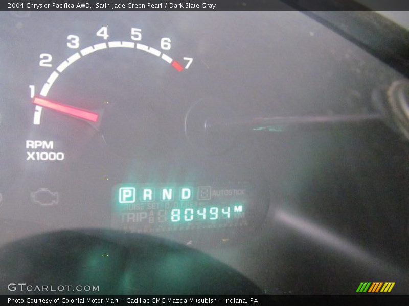 Satin Jade Green Pearl / Dark Slate Gray 2004 Chrysler Pacifica AWD
