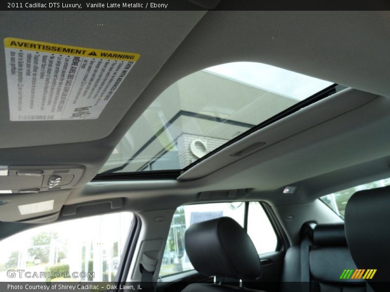 Sunroof of 2011 DTS Luxury
