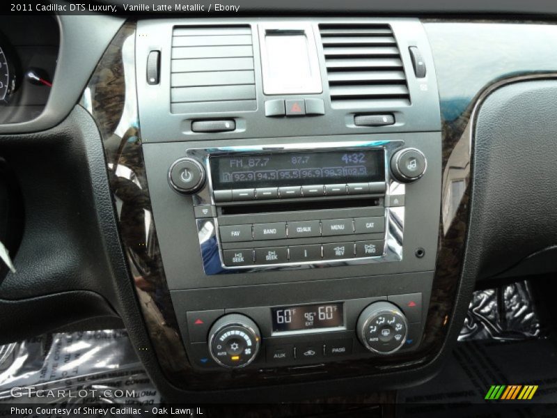 Controls of 2011 DTS Luxury
