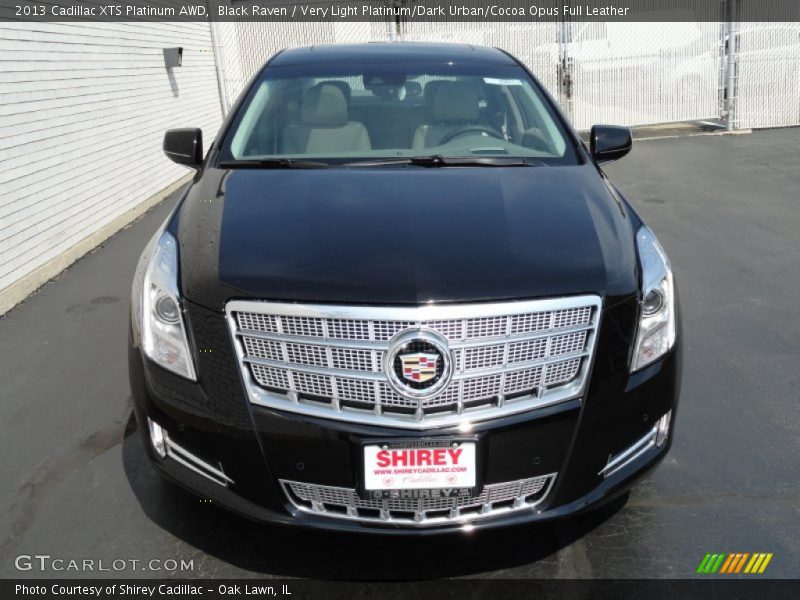 Black Raven / Very Light Platinum/Dark Urban/Cocoa Opus Full Leather 2013 Cadillac XTS Platinum AWD