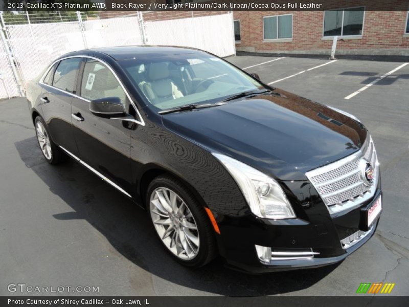 Black Raven / Very Light Platinum/Dark Urban/Cocoa Opus Full Leather 2013 Cadillac XTS Platinum AWD