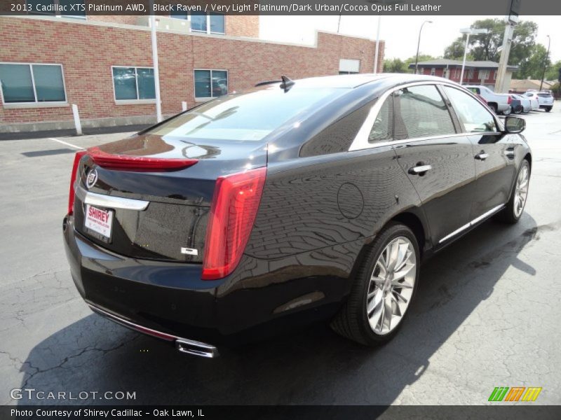 Black Raven / Very Light Platinum/Dark Urban/Cocoa Opus Full Leather 2013 Cadillac XTS Platinum AWD