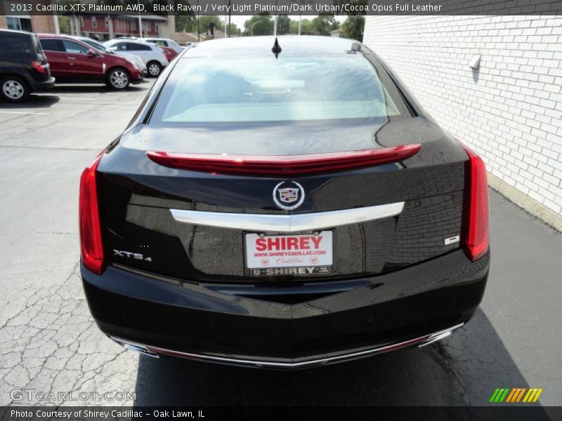 Black Raven / Very Light Platinum/Dark Urban/Cocoa Opus Full Leather 2013 Cadillac XTS Platinum AWD