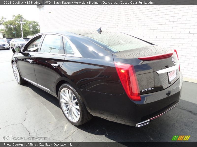 Black Raven / Very Light Platinum/Dark Urban/Cocoa Opus Full Leather 2013 Cadillac XTS Platinum AWD