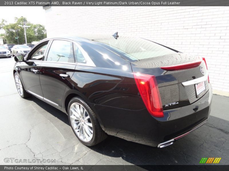 Black Raven / Very Light Platinum/Dark Urban/Cocoa Opus Full Leather 2013 Cadillac XTS Platinum AWD