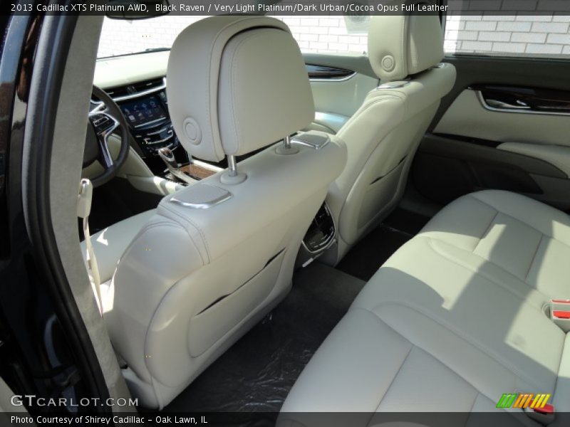 Rear Seat of 2013 XTS Platinum AWD