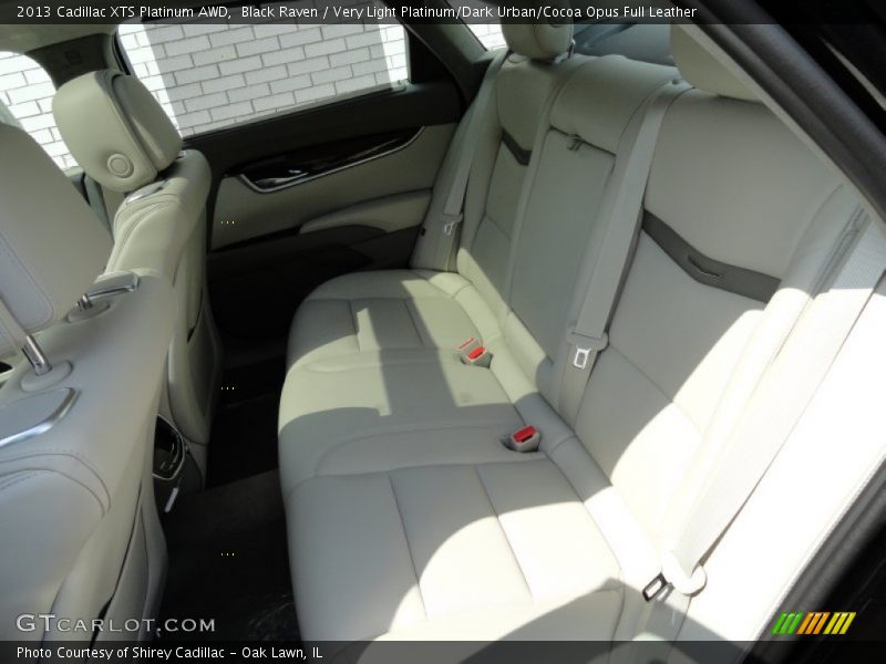 Rear Seat of 2013 XTS Platinum AWD