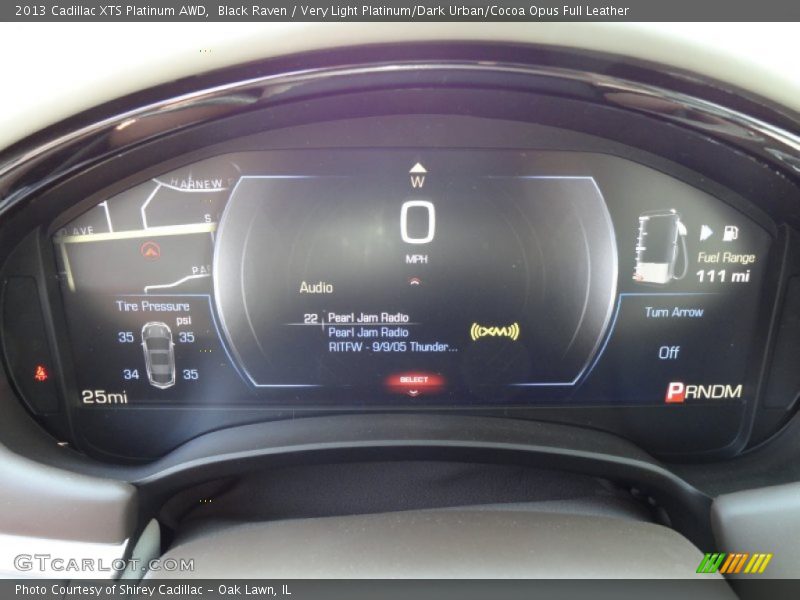  2013 XTS Platinum AWD Platinum AWD Gauges