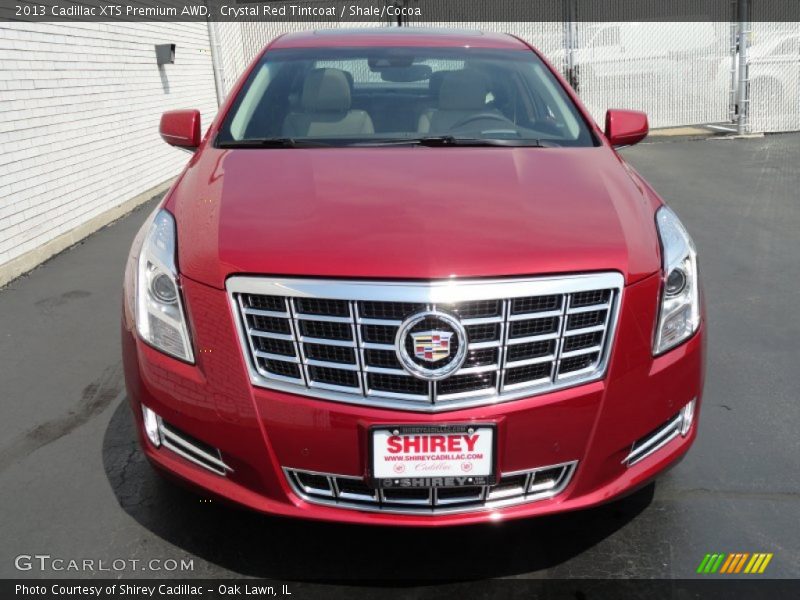 Crystal Red Tintcoat / Shale/Cocoa 2013 Cadillac XTS Premium AWD