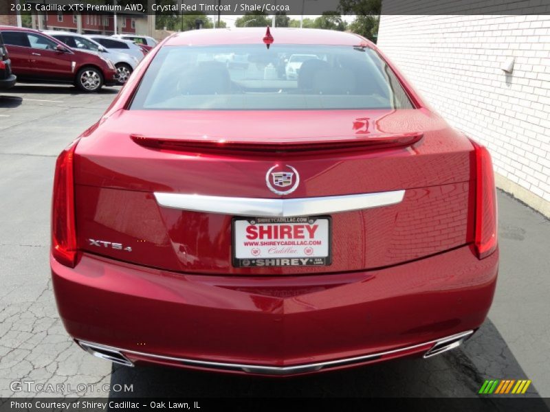 Crystal Red Tintcoat / Shale/Cocoa 2013 Cadillac XTS Premium AWD