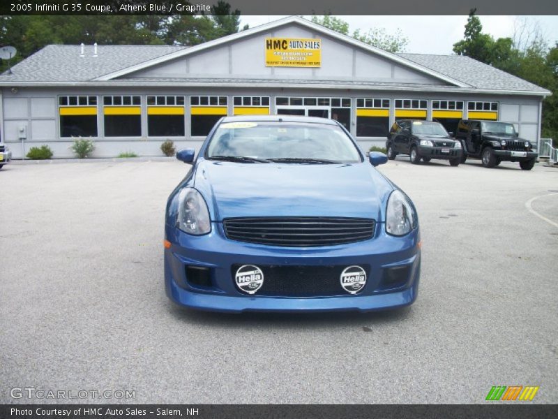Athens Blue / Graphite 2005 Infiniti G 35 Coupe