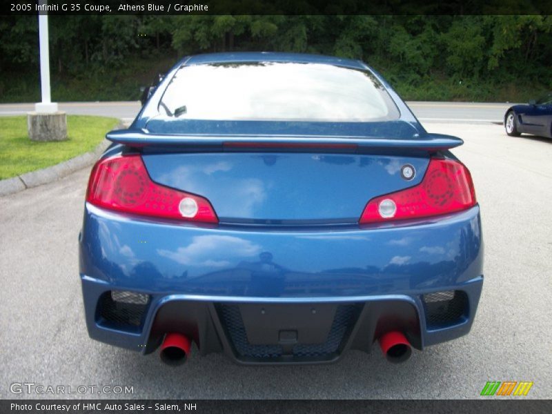Athens Blue / Graphite 2005 Infiniti G 35 Coupe