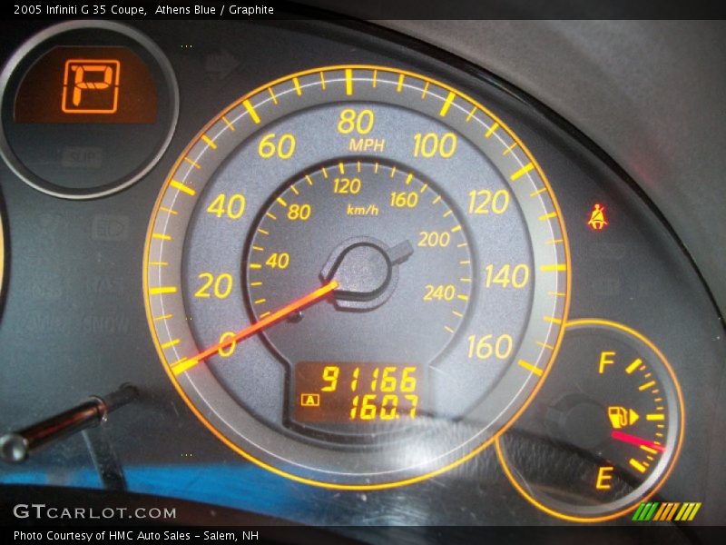Athens Blue / Graphite 2005 Infiniti G 35 Coupe