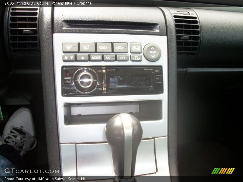 Athens Blue / Graphite 2005 Infiniti G 35 Coupe